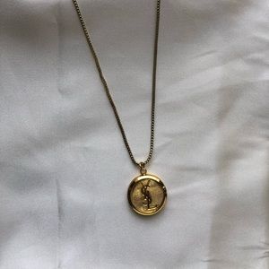 24K GOLD PLATED YSL NECKLACE